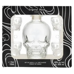 Crystal Head Glass Gift (4 shot Glass)